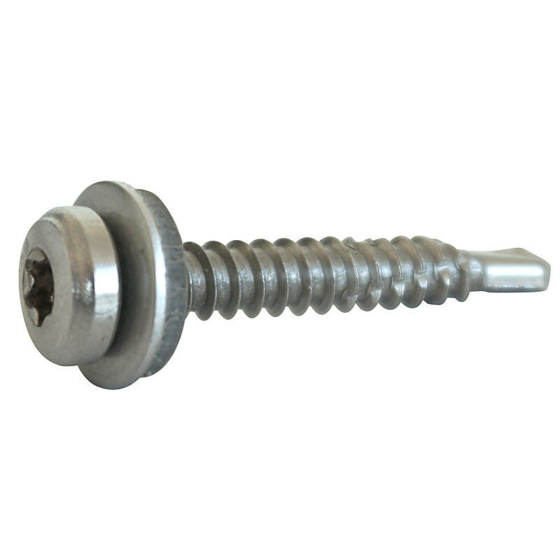 Selbstbohrende Edelstahlschraube Friedrich von Lien AG, Farbe Silber, Durchmesser: 4,8 mm, Länge: 32 mm, 100 Stück - Bild 1