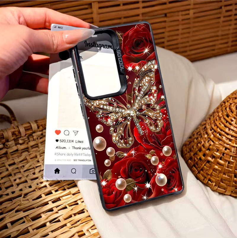 Modische Handyhülle für Samsung Galaxy Serie in Weiß - Bild 2