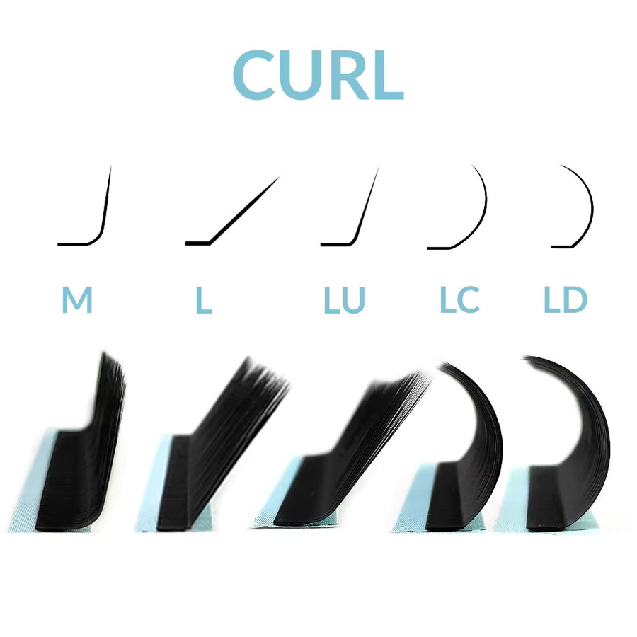 Abonnie M Curl Wimpernverlängerung Kaschmir, Mattschwarz, Matt - Bild 2