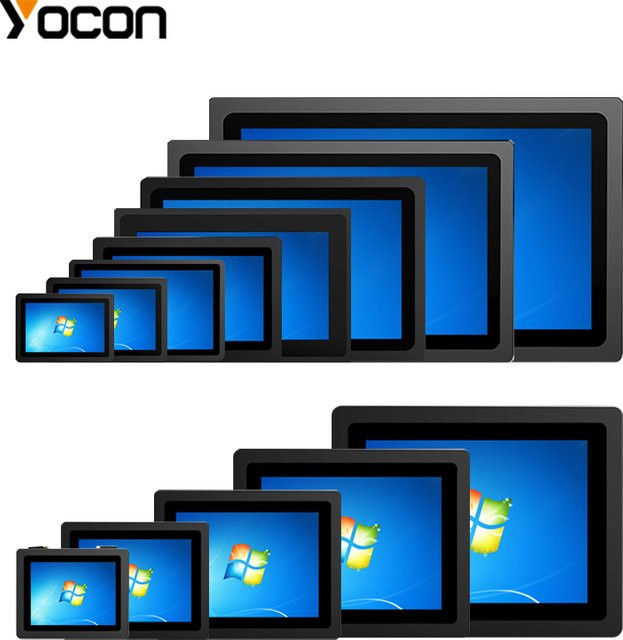 Koxian HD Kapazitiver Touchmonitor Einbau-Display IP65 Wasserdicht Schwarz 7,0 Zoll - Bild 1