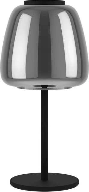 Eglo LED-Tischleuchte Alfero-Z in Schwarz und Chrom mit RGBW-Funktion, dimmbar und mit Fernbedienung - Bild 1