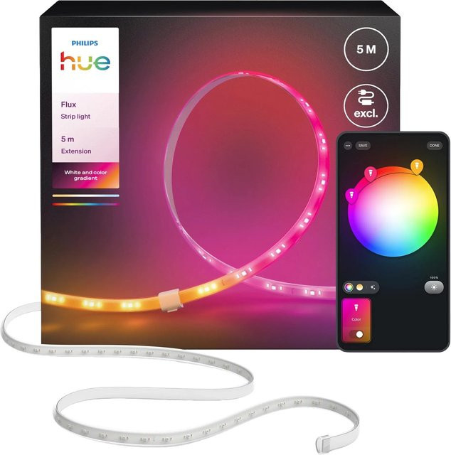 Philips Hue Gradient Lightstrip LED-Streifen Erweiterung Weiß 5 m - Bild 2
