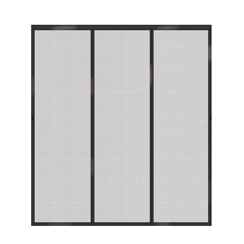 Magnetischer Türvorhang von HIGANBANA als Mückennetz in Schwarz - Bild 6