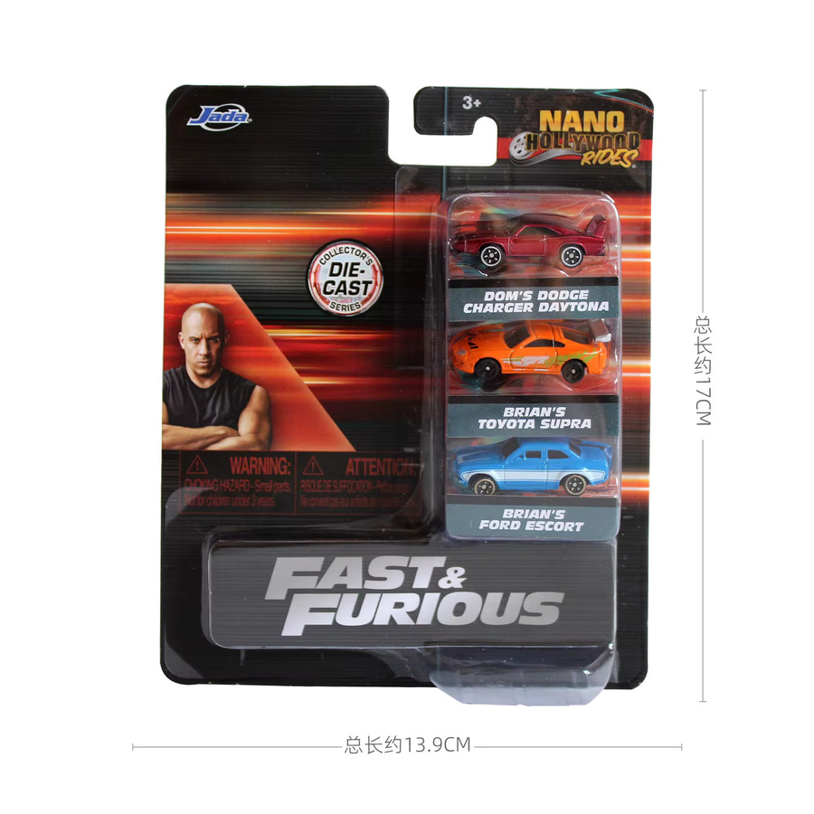 Jada Fast & Furious Nano Hollywood Rides Diecast-Autos, ab 3 Jahren - Bild 3