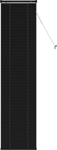 vidaXL Venetianer Jalousie aus PVC, Schwarz, Höhe: 213 cm, Breite: 60 cm - Bild 1