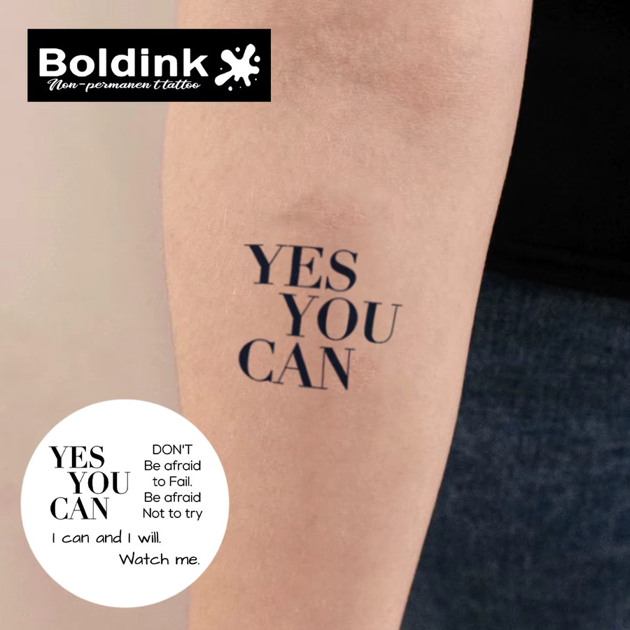 BOLDINK Temporäres Tattoo, wasserfest, semi-permanent - Bild 2