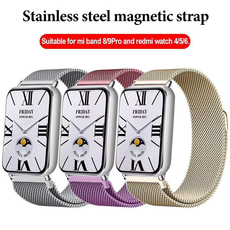 Xiaomi Uhrenarmband Edelstahl, Silber, Unisex - Bild 4