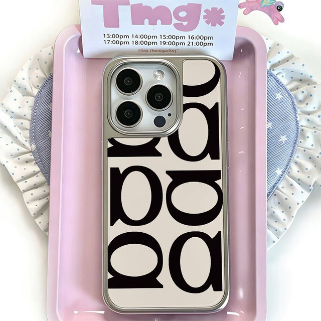 Transparente Alphabet A Handyhülle für iPhone 17 16 15 14 13 12 11 Pro Max X XR XS Max Plus – Weiche Rückseiten-Abdeckung - Bild 1
