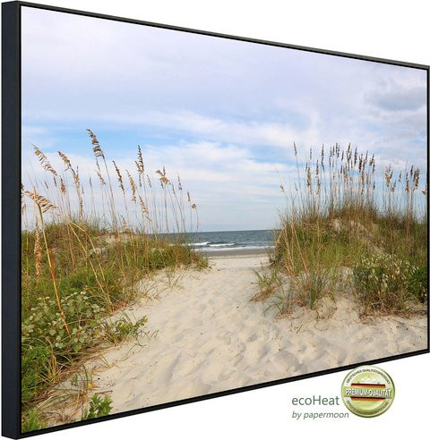 papermoon EcoHeat Infrarotheizung Dünen Huntington Beach mit Matt-Effekt in Bunt, App-Steuerung und Überhitzungsschutz - Bild 1