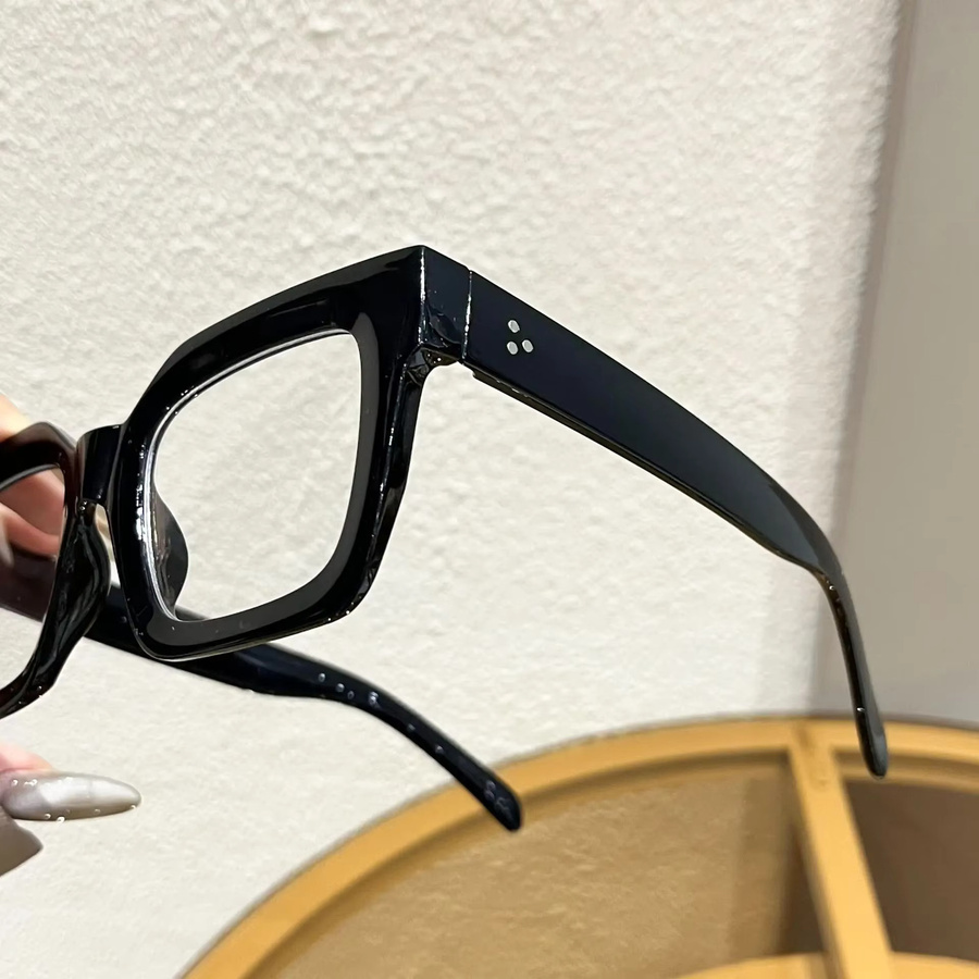 CAIPAI Korrektionsbrille, rechteckig, Vollrand, Kunststoff, schwarz - Bild 2