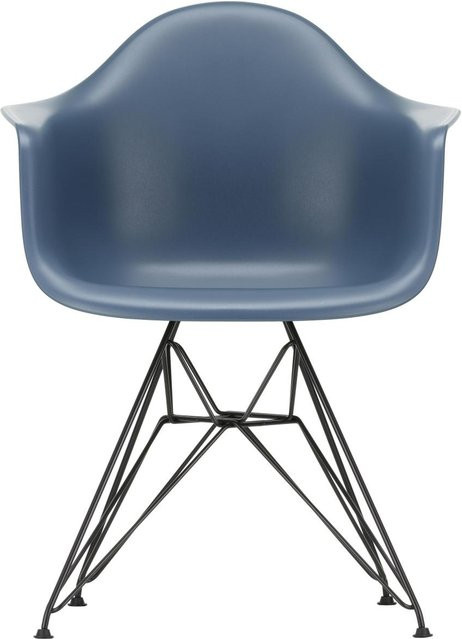 Vitra DAR Eames Plastic Armchair in Blau mit mattem Kunststoff - Bild 1