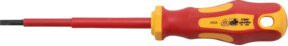 BGS VDE-Schraubendreher Schlitz 4 mm, Klingenlänge 100 mm, Rot - Bild 1