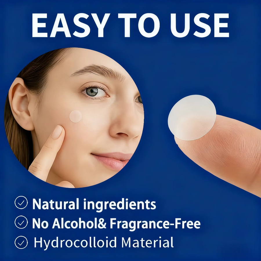 HITWORKER Hydrokolloidpflaster für Akne, mit Hyaluronsäure, Unisex - Bild 5