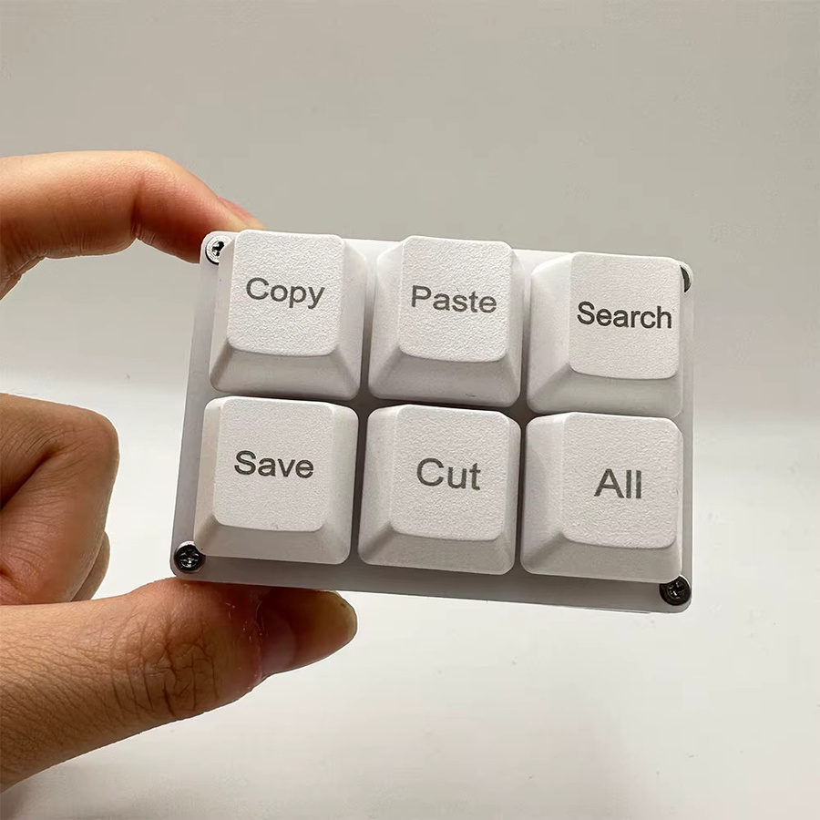 Sayodevice Programmierbare mechanische Makrotastatur mit 6 Tasten in Weiß für OSU und Gaming - Bild 2