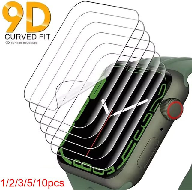 Hydrogel-Displayschutzfolie für Apple Watch, transparent - Bild 1