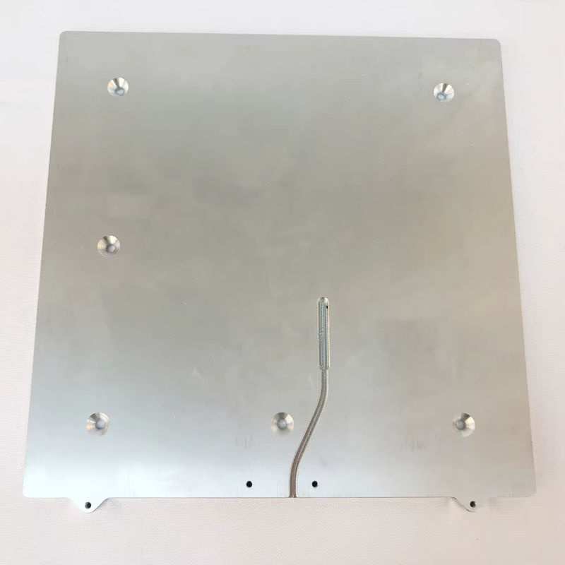 Funssor Aluminium CNC-gefräste Bauplatte in Silber, 6mm Dicke, kompatibel mit Ender 3 NG, Creality Ender 3, K1 und VZ235 - Bild 3