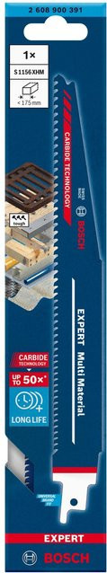 Bosch Expert Säbelsägeblatt S 1156 XHM Multi Material aus Stahl mit Carbide-Spitze - Bild 2
