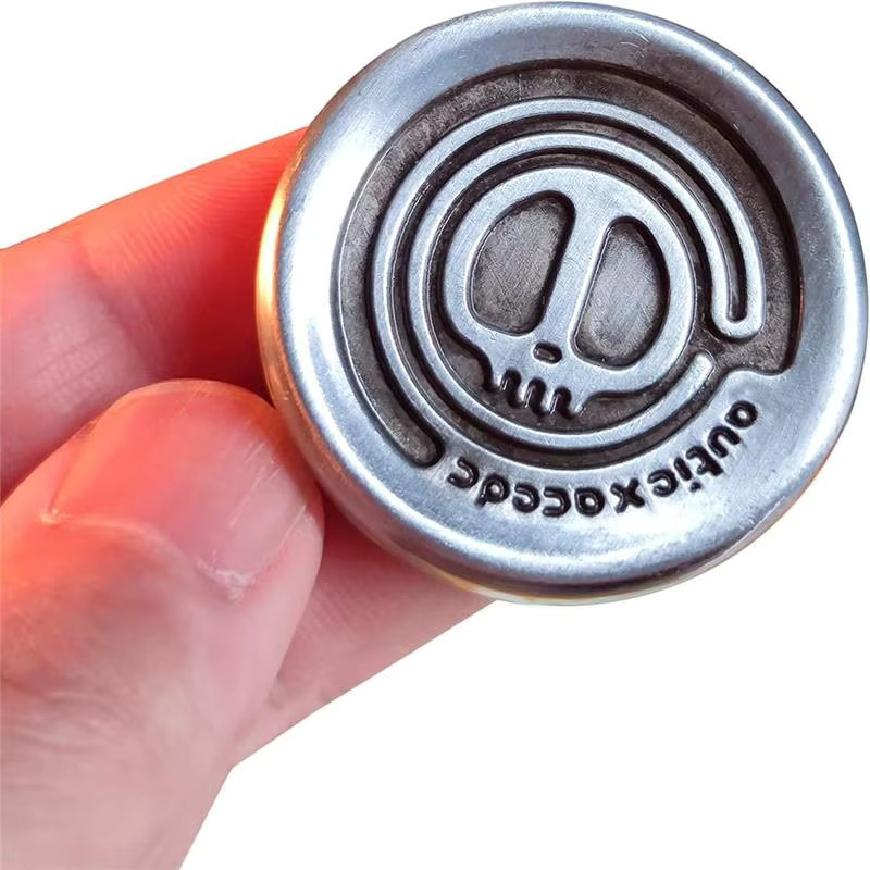 YIJOO Devil Milk Cap Metall EDC Fidget Toys, Magnetische Haptische Münzen - Bild 3