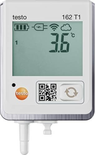 Testo 0572 1621 162 T1 Temperatur-Datenlogger in Weiß mit Wandhalterung zur Messung der Temperatur von -30 bis 50°C - Bild 1