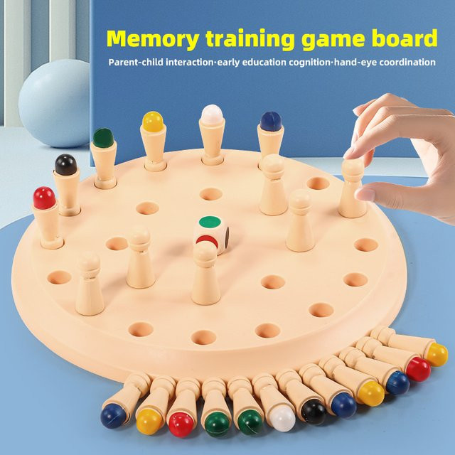 KNYYSECQ Farb-Memory-Schachbrett, Puzzle, Bunt / Mehrfarbig - Bild 1