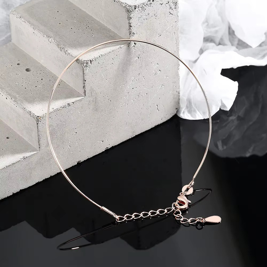 Wing of dream Armband, 925 Silber, Roségold, Unisex, 19 cm + 5 cm - Bild 1