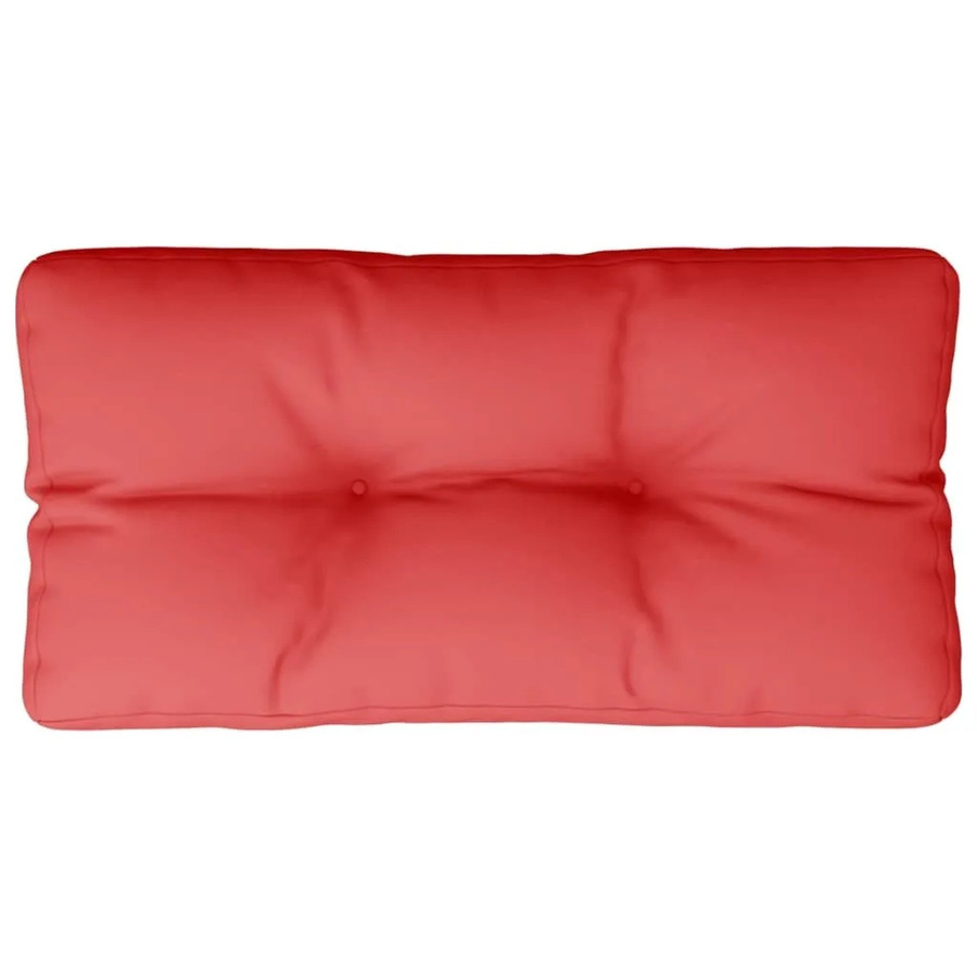 vidaXL Palettenkissen Rot aus Polyester, B/T/H: 70 x 40 x 12 cm - Bild 2
