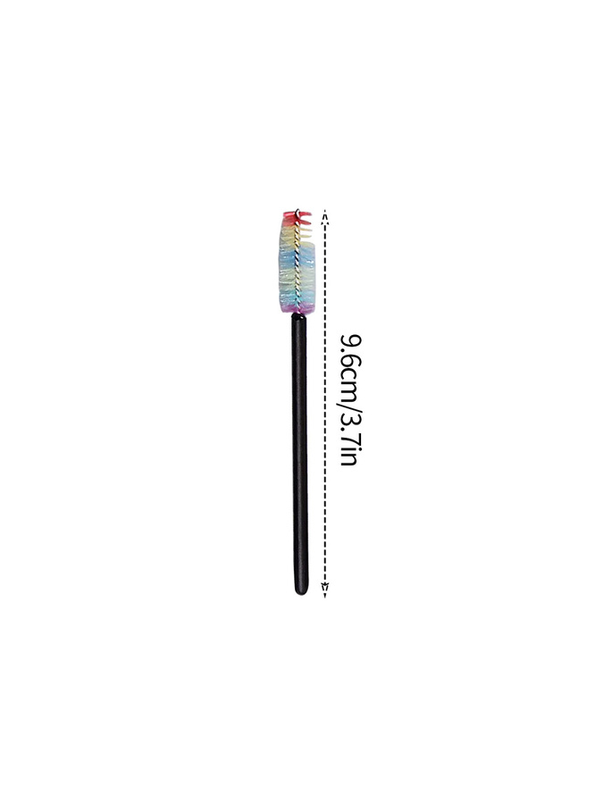 KOSSHOW Mascara-Pinsel mit Kristallgriff, 25 Stück, Mehrfarbig, Unisex - Bild 2