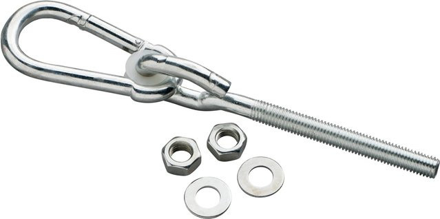 SwingKing Schaukelhaken mit Karabiner M12 x 10 cm - Bild 1