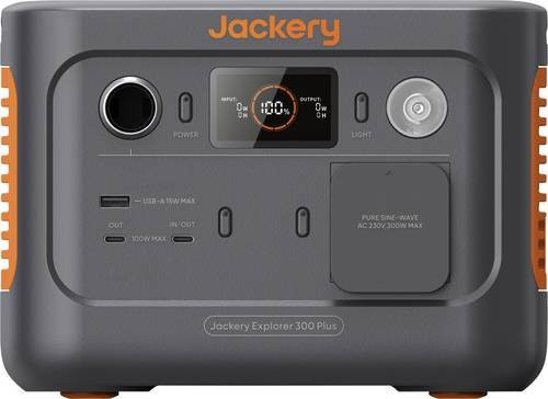 Jackery Powerstation 22500 LiFePO4 mit USB-A und USB-C in Grau - Bild 1