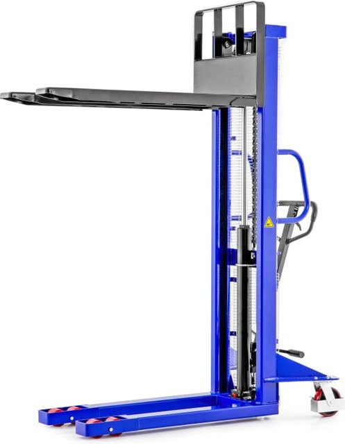 Pallit Hochhubwagen manuell LIFT-M blau mit 1t Tragkraft - Bild 1
