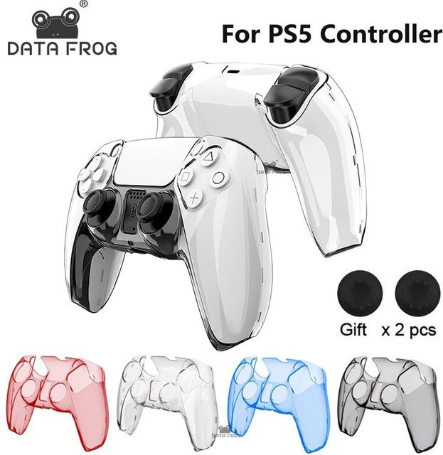 DATA FROG Transparente Schutzhülle aus hartem PC für PS5 Controller - Bild 1