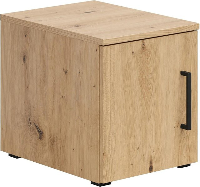 Mömax Aufsatzschrank Multistauraum Eiche Artisan, hängend oder stehend, Farbe Eiche matt, B/T/H: 40 x 30 x 35 cm - Bild 1