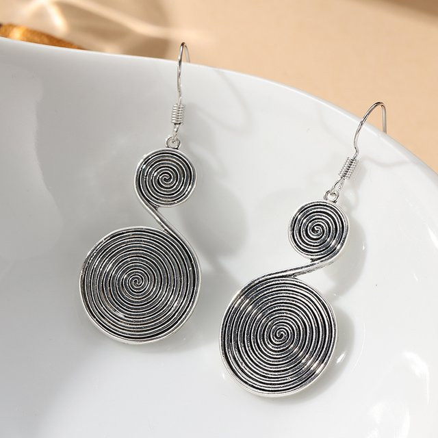 Futz Ohrringe, Silber, Vintage, Damen - Bild 1