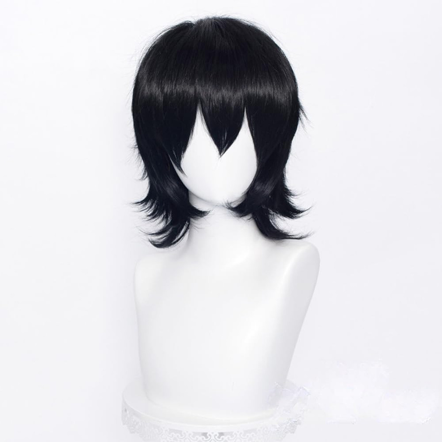 Valletta Japan Vollperücke Wolfsschnitt, Schwarz, Unisex, 37 cm - Bild 2