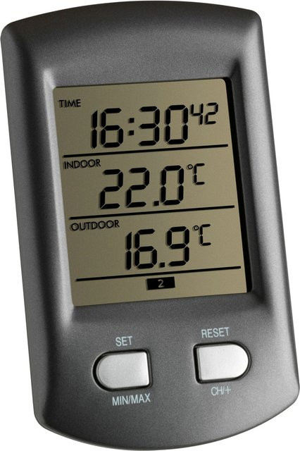 TFA Funk-Thermometer Ratio in Grau - Bild 1