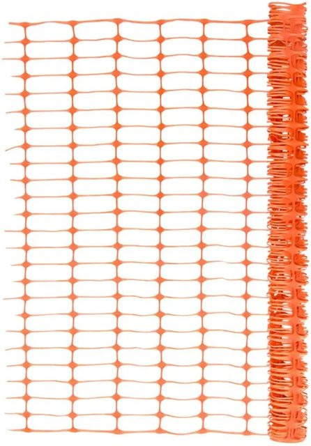 vidaXL Gartenzaun aus Kunststoff in Orange, 50 m - Bild 1