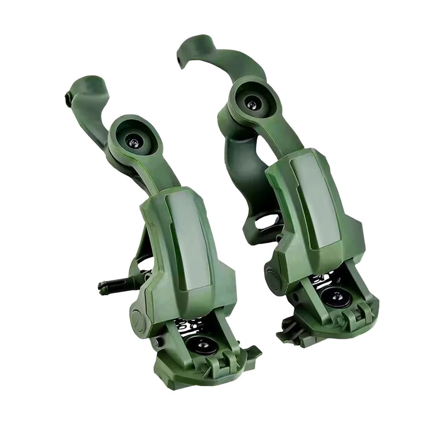 Taktische Helm-Headset-Halterung 360 Grad drehbar für EARMOR M31 M32 M32H Walker's Razor und Howard Leight Honeywell in Beige oder Green - Bild 1