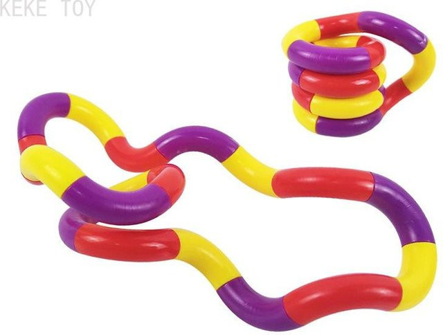 Kordel-Twist Fidget Spielzeug, Regenbogen Kreis, Sensorisch, Anti-Stress - Bild 1