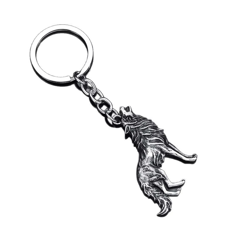 Schlüsselanhänger Vintage Wolf-König, Anhänger - Bild 4
