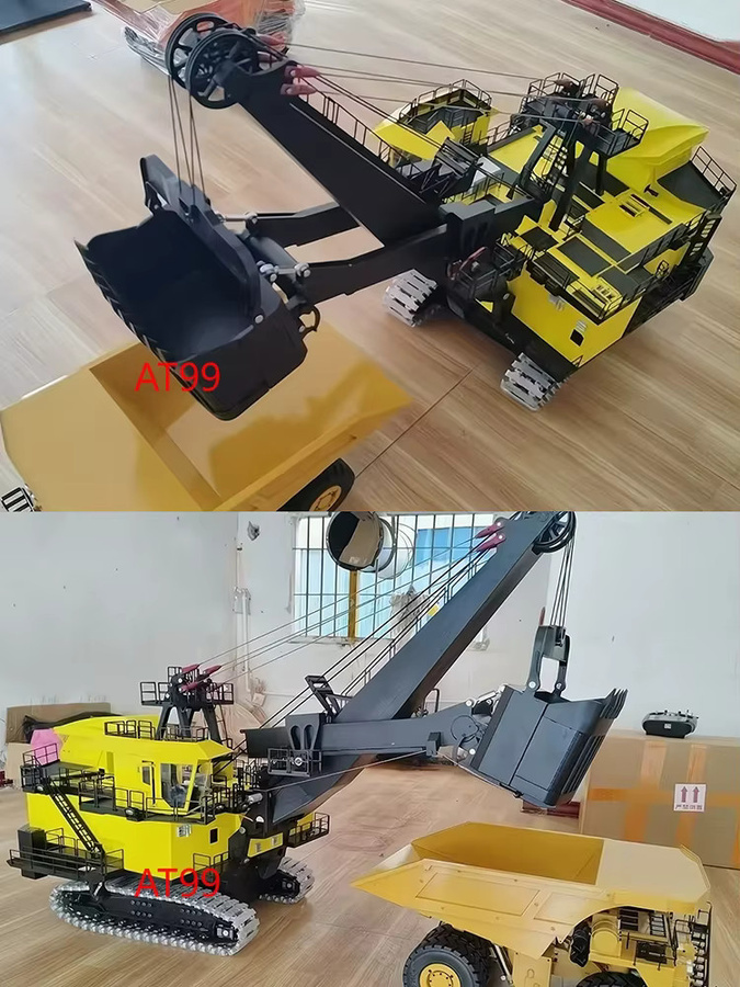 AT 99 MODEL RC Elektro Bagger, Metall, mit Licht- und Soundsystem, ferngesteuert - Bild 4