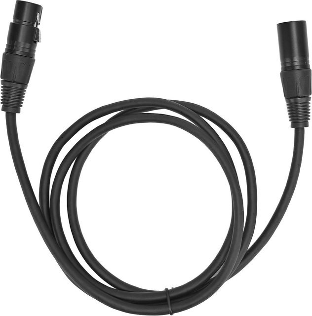 Andoer XLR Mikrofonkabel 3-polig mit Zinklegierungsgehäuse und PVC-Kabel in Schwarz - Bild 1