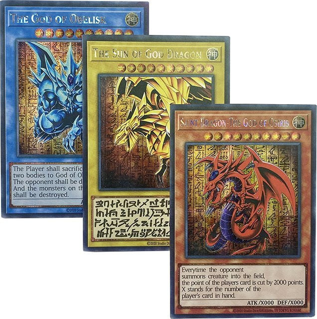 ORICA YUGIOH Yu-Gi-Oh! Ägyptischer Gott DIY Proxy-Karten, Set / Bundle - Bild 1