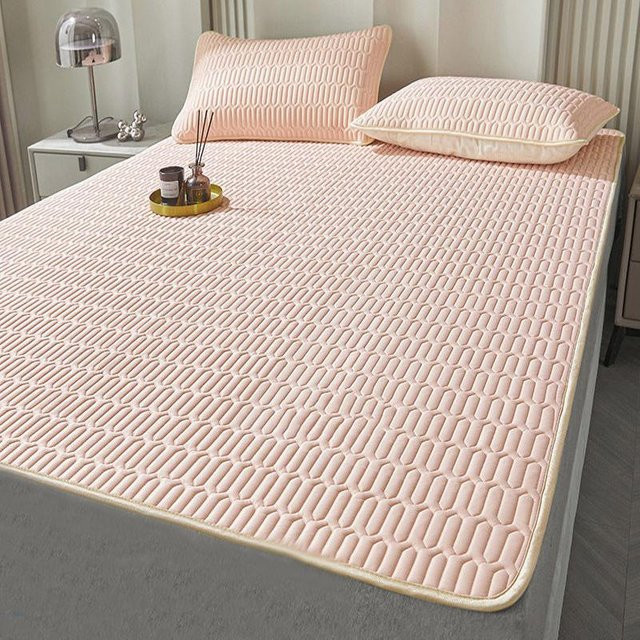 Wasart Steppmatratze Sommer Set aus Polyester, 2er Pack, Weiß, B/T/H: 90 x 190 cm - Bild 1