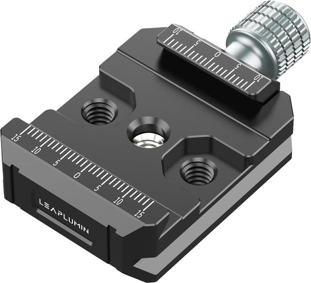 CAMOLO Universal Aluminium Arca Swiss Typ Schnellwechselplatte in Schwarz für DJI Ronin S Stativ Kugelkopf und Kameramonitore - Bild 1