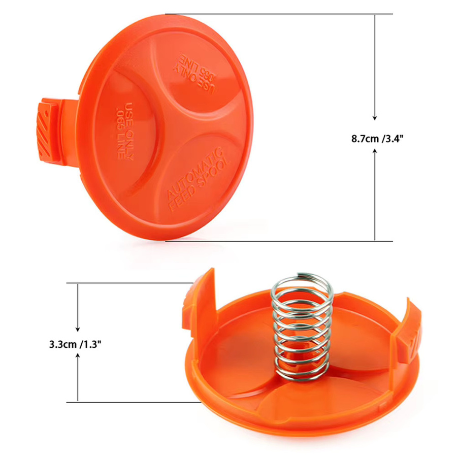 Black & Decker ABS-Spulenabdeckung für Trimmer BESTA525 BESTA528 BESTA530 ST1823 in Orange - Bild 2