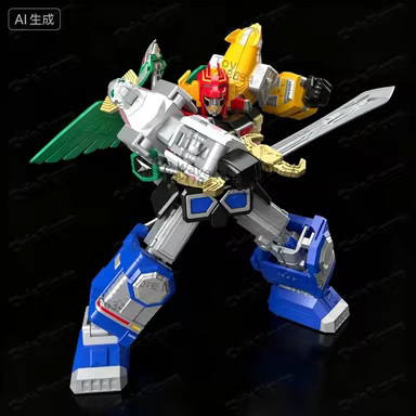 Bandai Star Animals Rangers - Galaxyman, Galactic Orc Silver Armor King, Anime-Sammelfigur - Bild 2