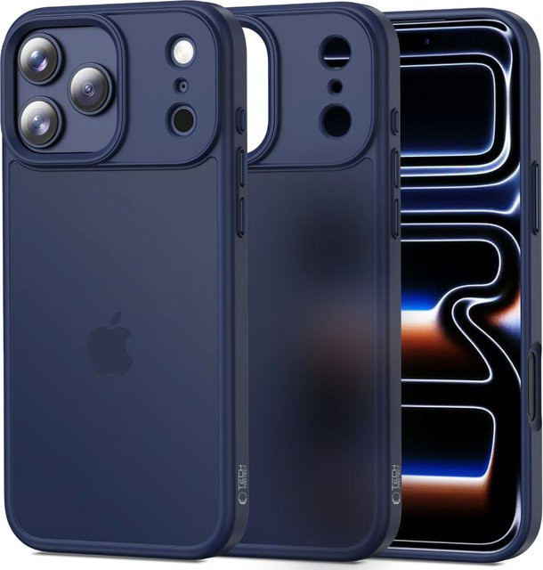 Tech-Protect Magmat Schutzhülle für Apple iPhone 17 Pro Max in Mattes Marineblau - Bild 1