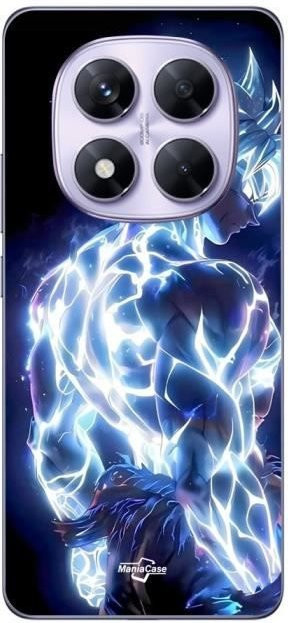 Maniacase Glänzende Hülle für Xiaomi Redmi Note 14 Pro 5G Dragon Ball Z Goku Ultra Instinct Multicolor - Bild 1