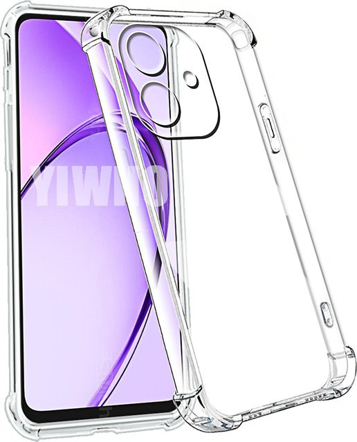 Stoßfeste Vier-Corners TPU Schutzhülle für OPPO A3 4G, A40, A80, A60 5G und A3 Pro in Transparent - Bild 1