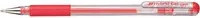 Pentel Hybrid Gel Grip K116 Gelschreiber mit roter Tinte in transparentem Design - Bild 1
